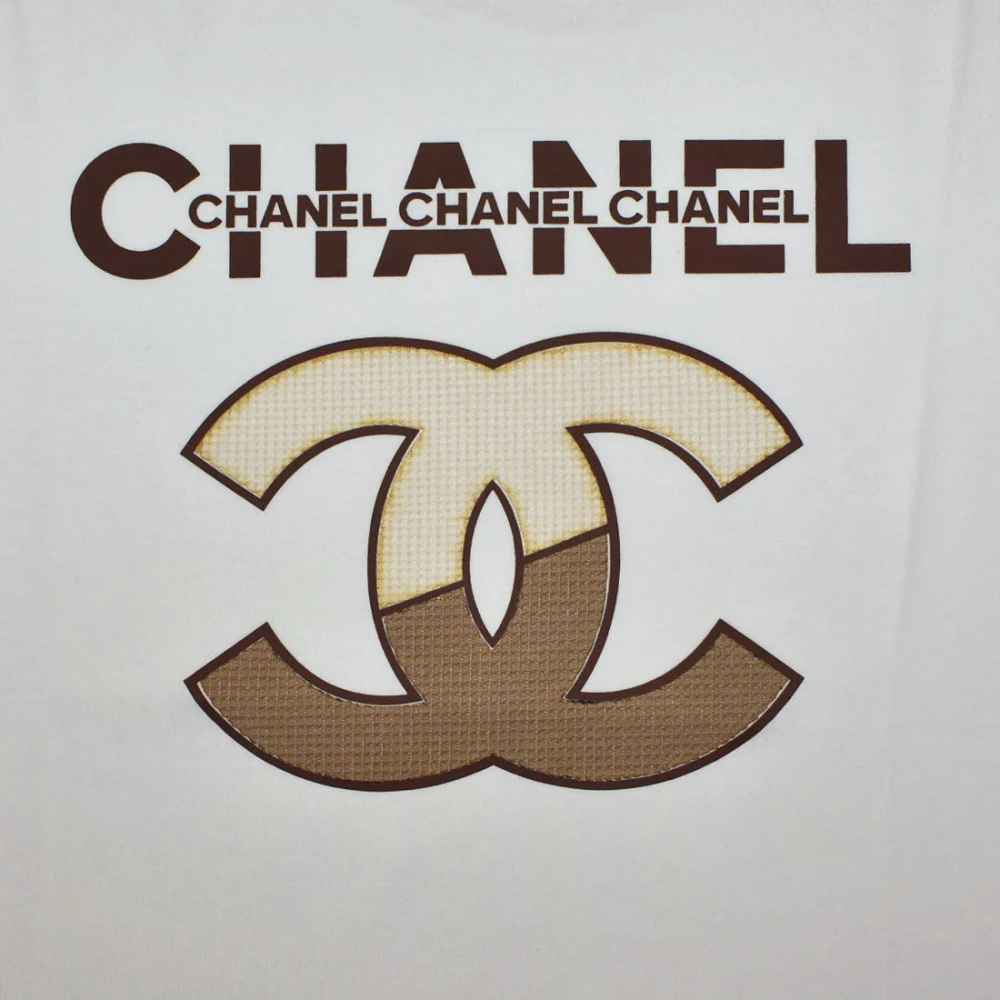 Chanel White Premium Quality Women T-shirt-thumb-4