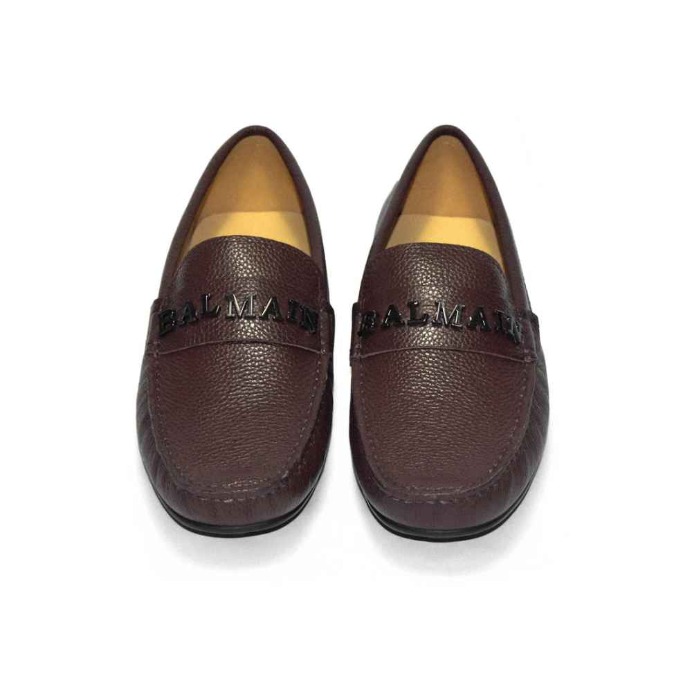 Balmain Paris Brown Premium Quality Loafer-4
