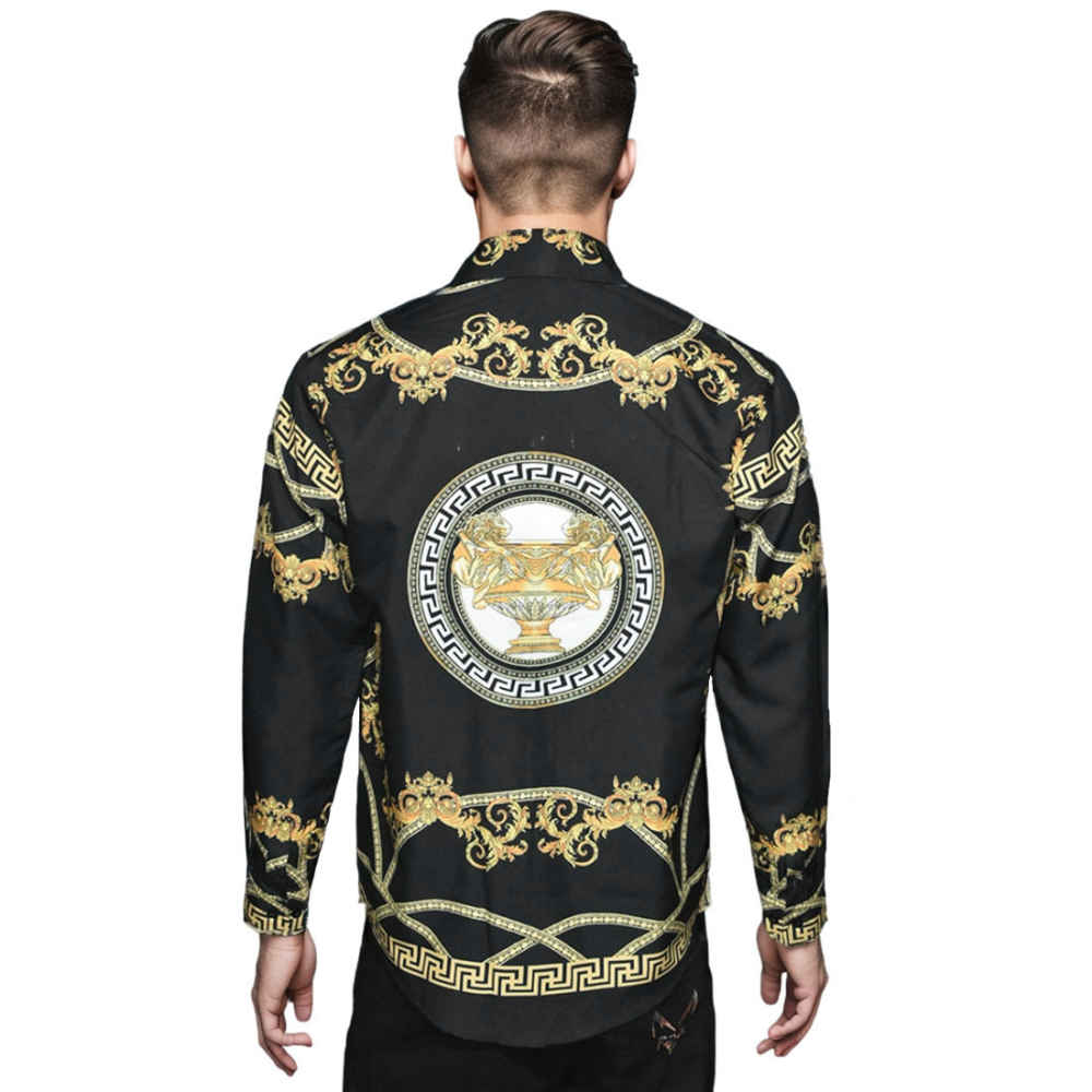 Versace Des Dieux Print Shirt-thumb-1