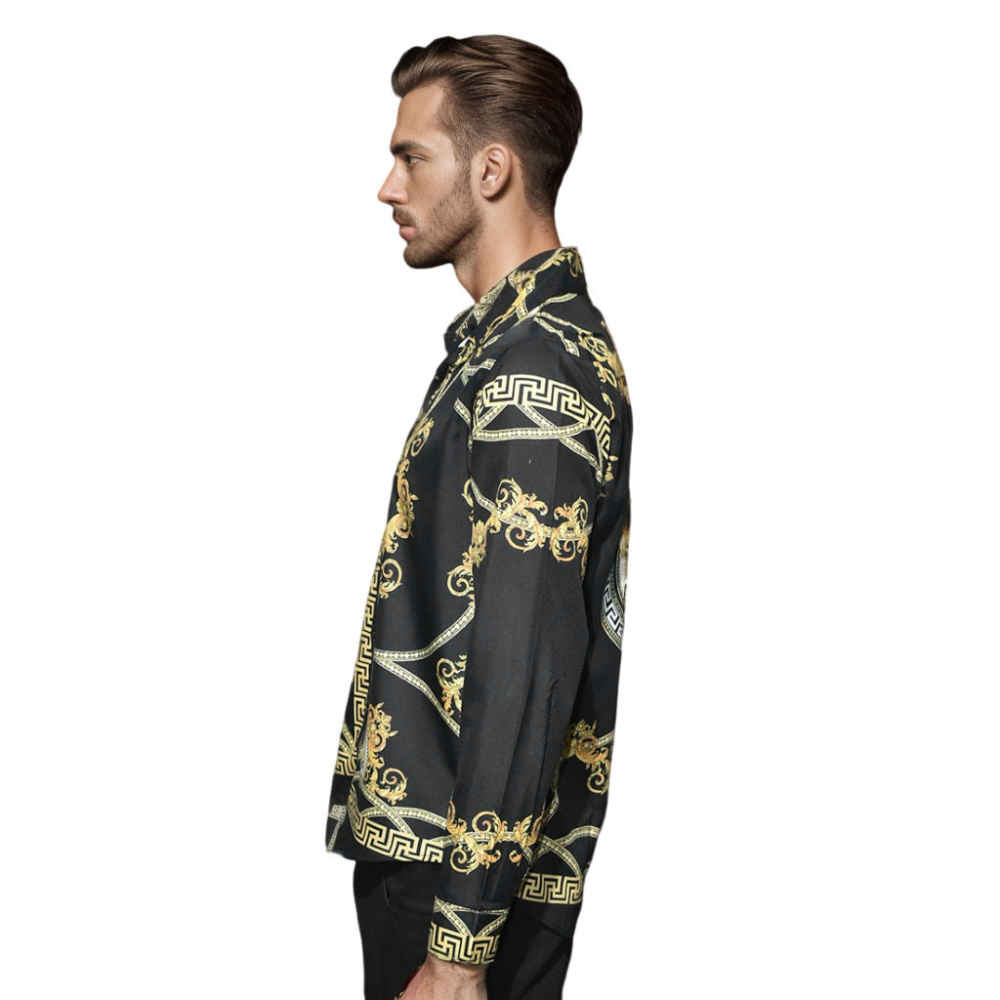 Versace Des Dieux Print Shirt-thumb-2