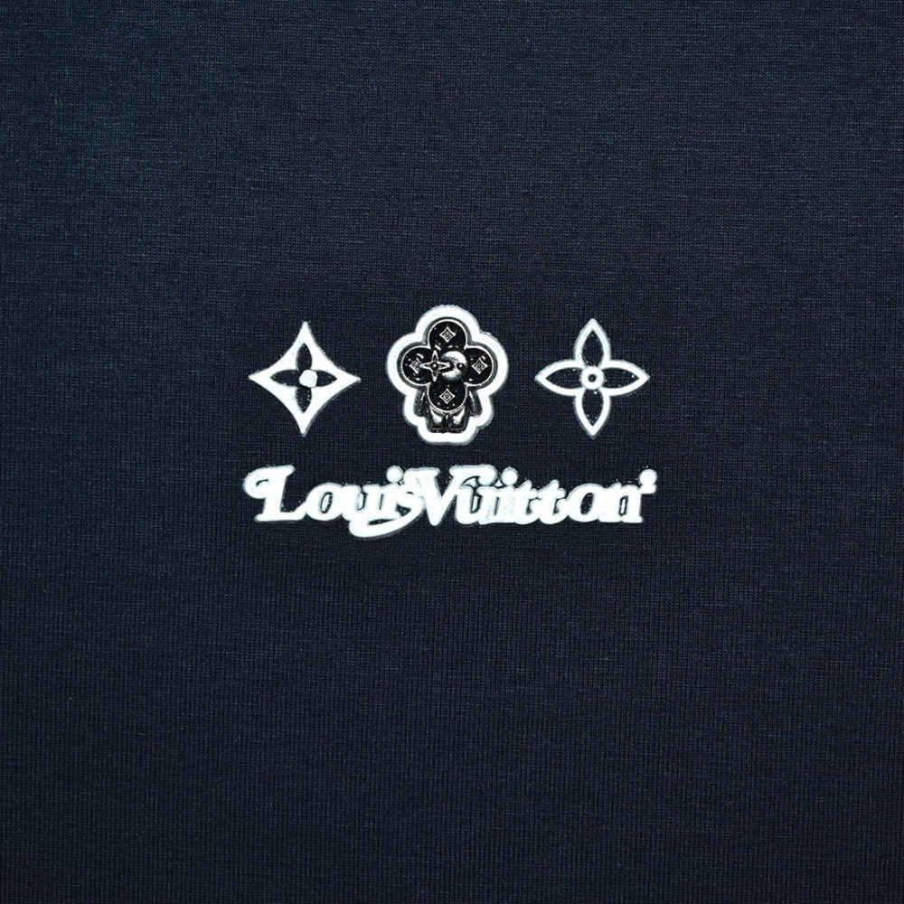 Louis Vuitton Blue Premium Polo T-Shirt-4