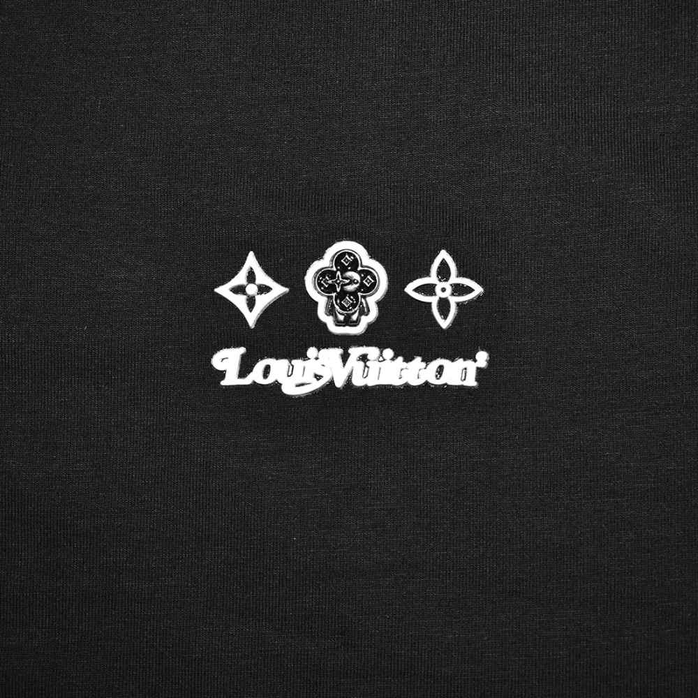 Louis Vuitton Black Premium Polo T-Shirt-4