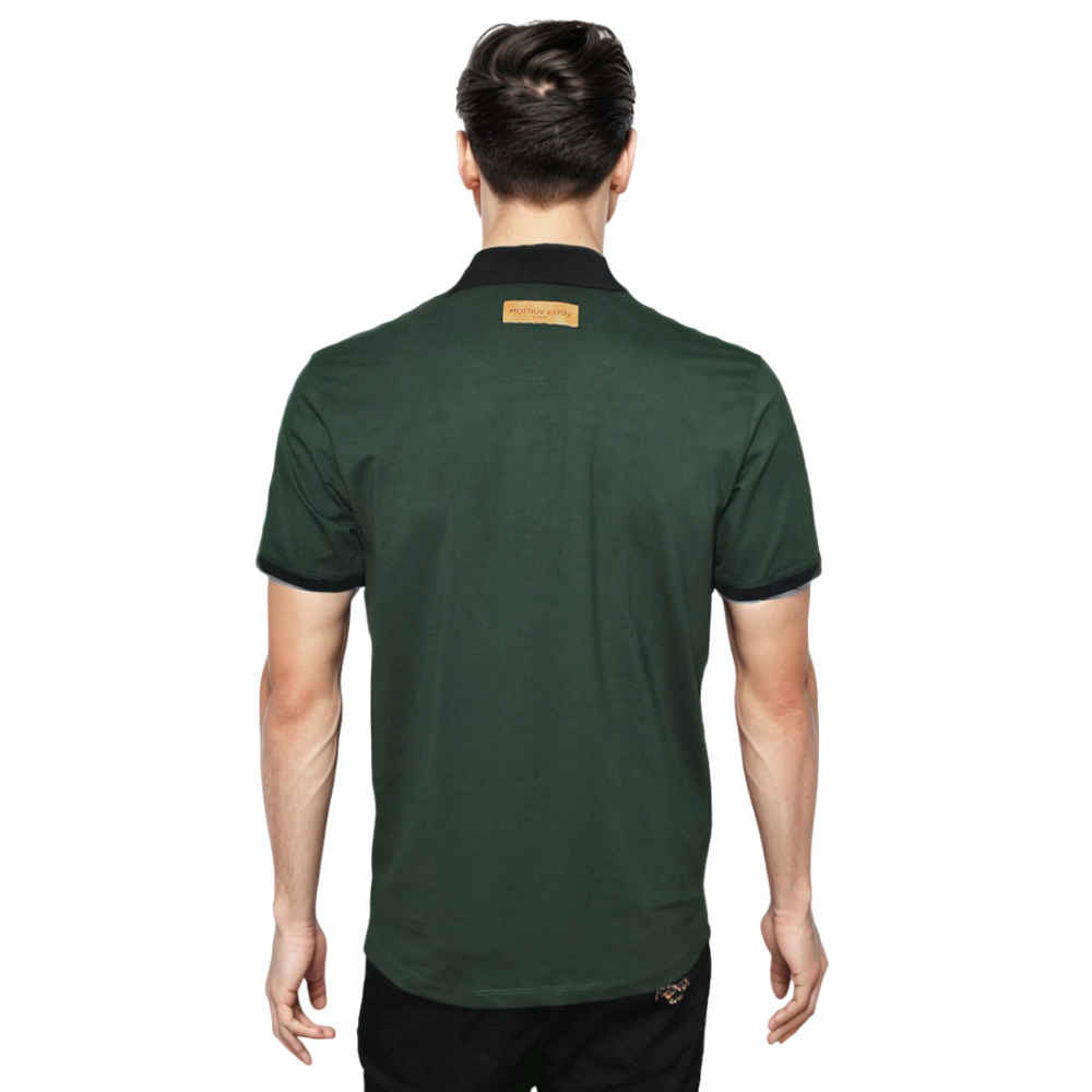 Louis Vuitton Dark Green Premium Quality T-shirt-1