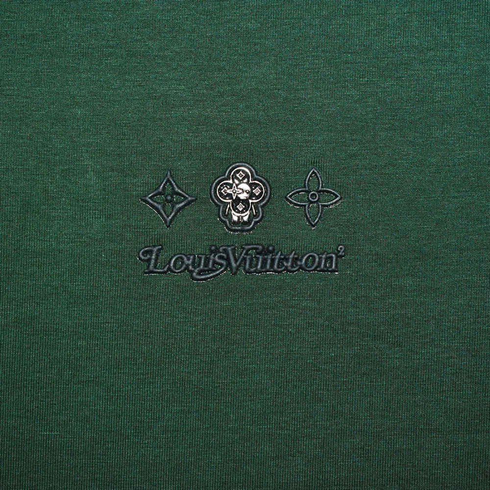 Louis Vuitton Dark Green Premium Quality T-shirt-4