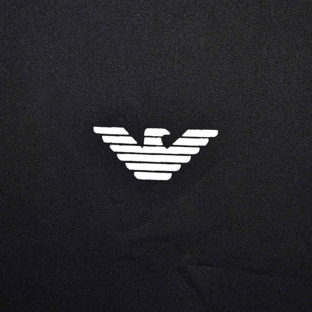 Emporio Armani Black Premium Logo Print Shirt-4