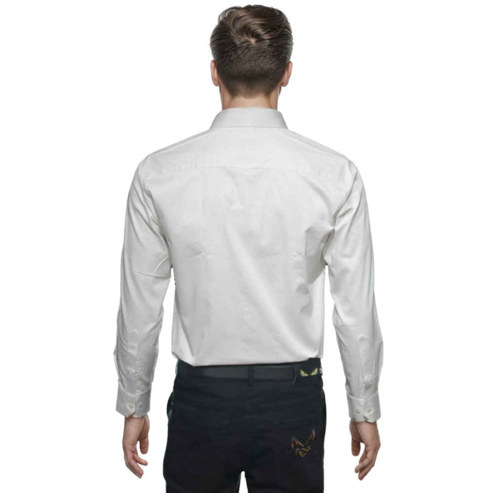 Emporio Armani White Premium Logo Print Shirt-1