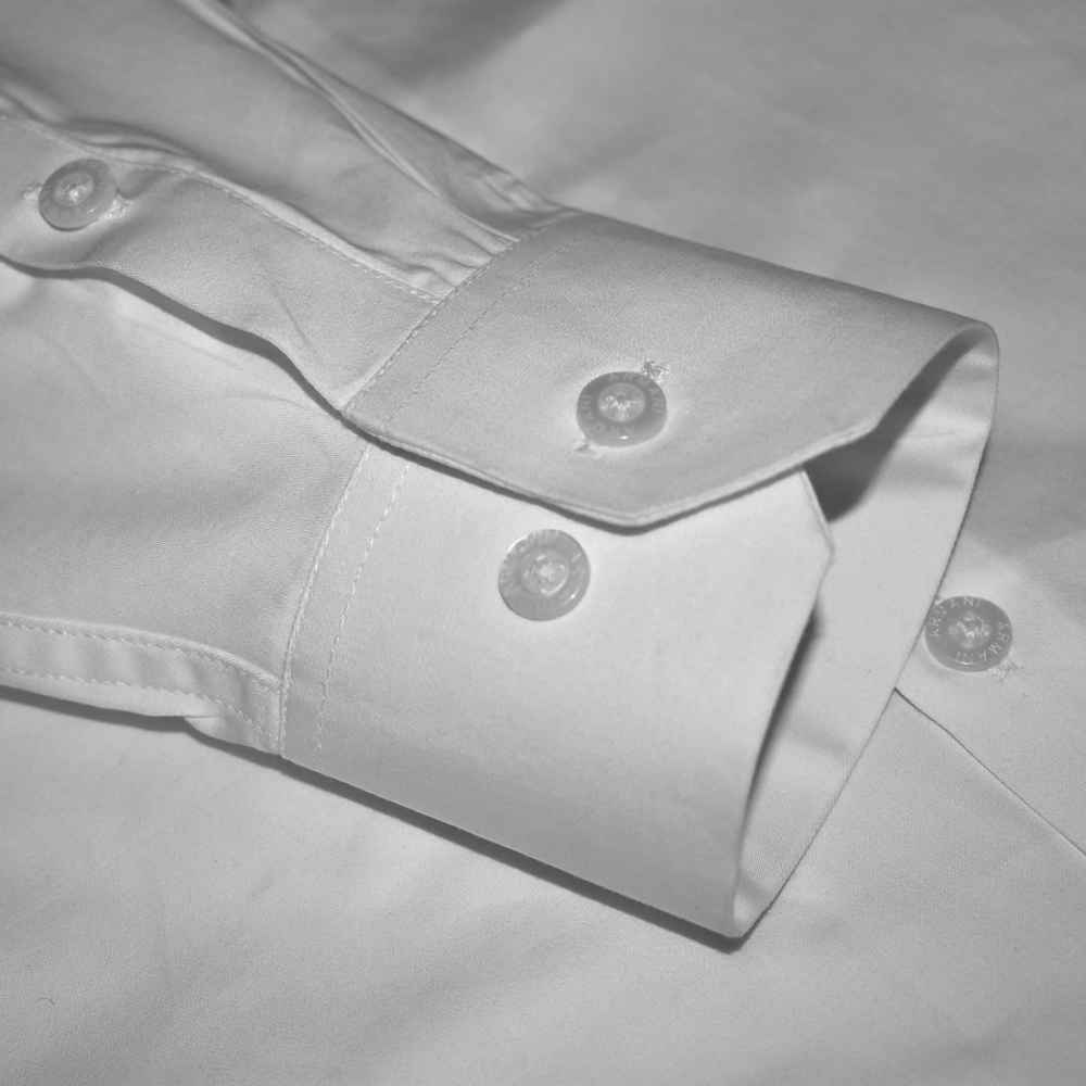 Emporio Armani White Premium Logo Print Shirt-6