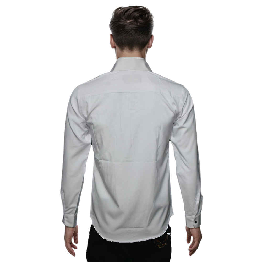 Gucci White Glitter Stone Shirt-1