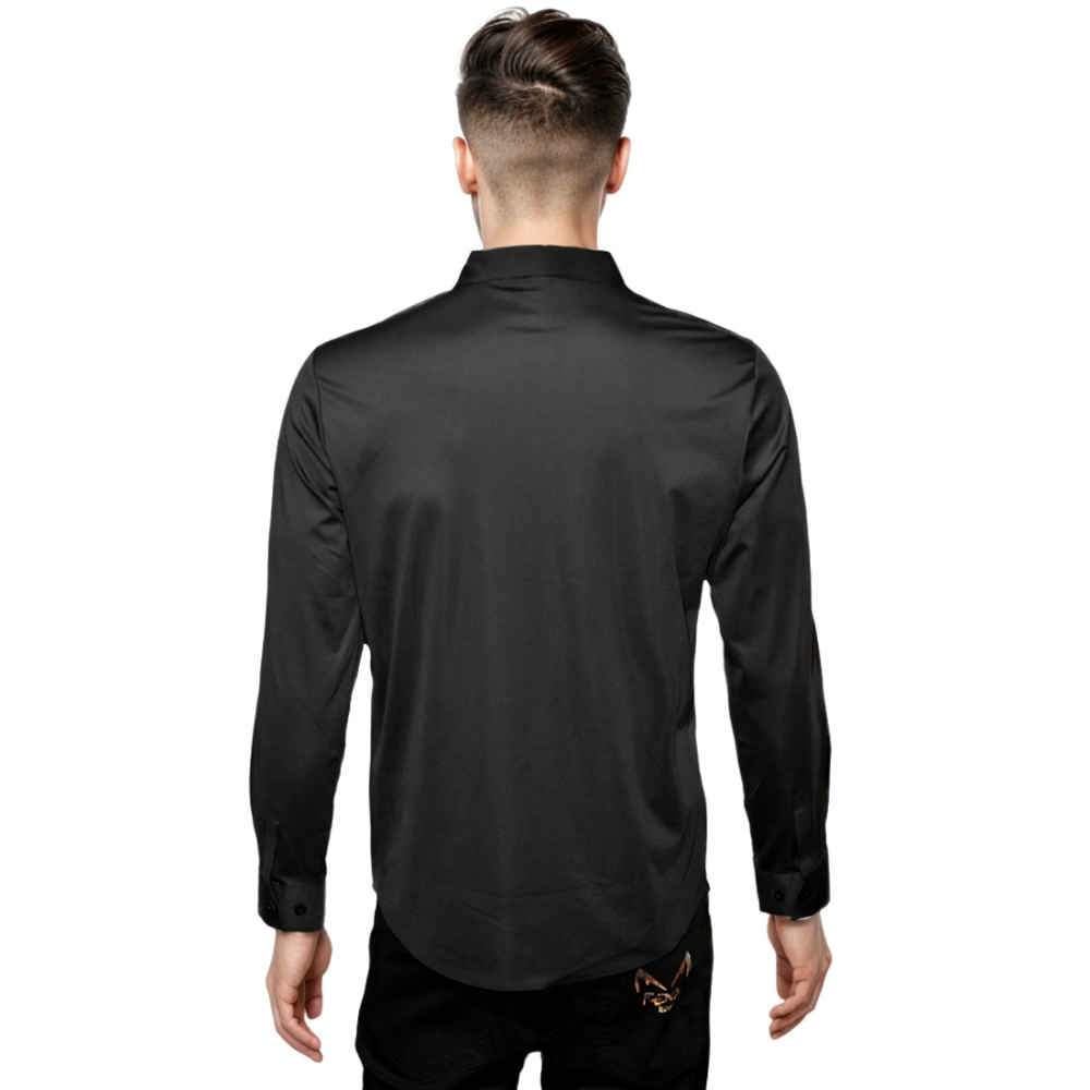 Gucci Black Embroidered Logo Premium Quality Shirt-1