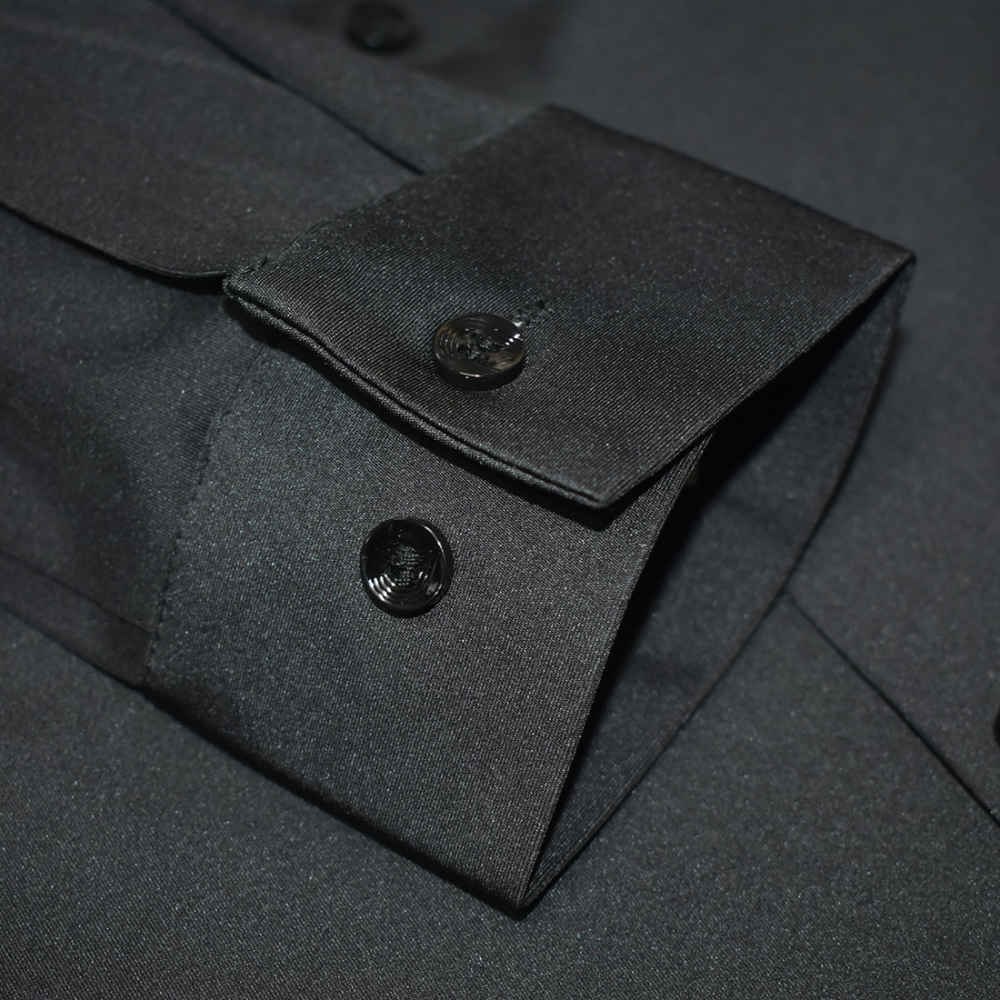 Burberry Black Premium Quality Long Sleeve Shirt-thumb-5