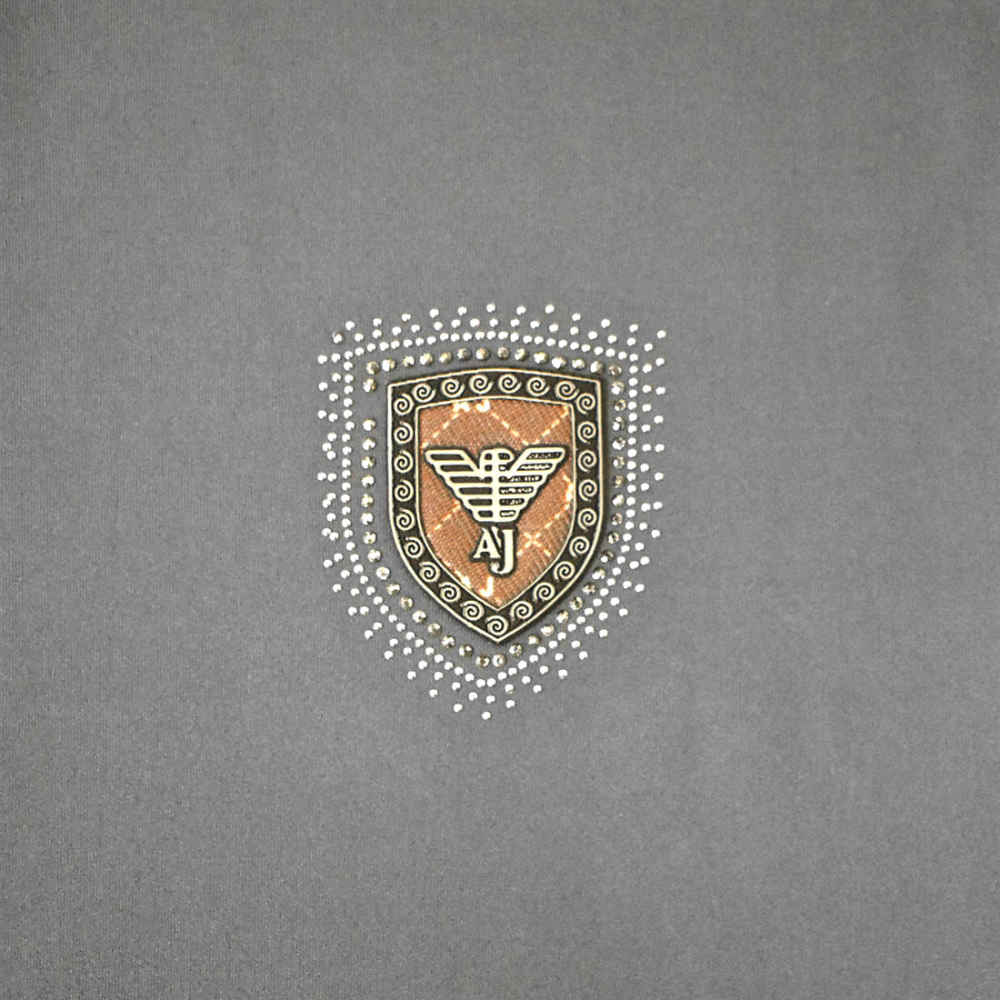 Giorgio Armani Embroidered Logo Grey Premium Shirt-3