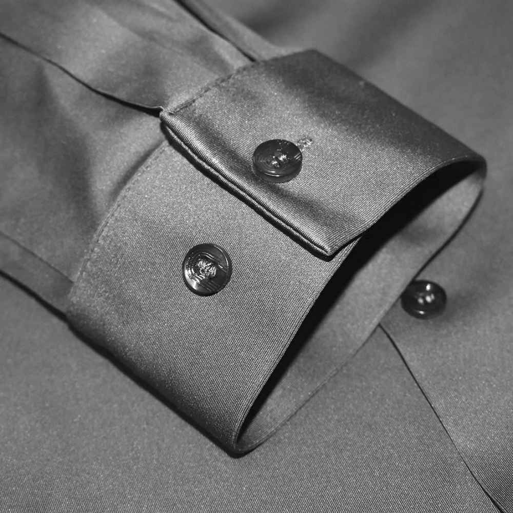 Giorgio Armani Embroidered Logo Grey Premium Shirt-5