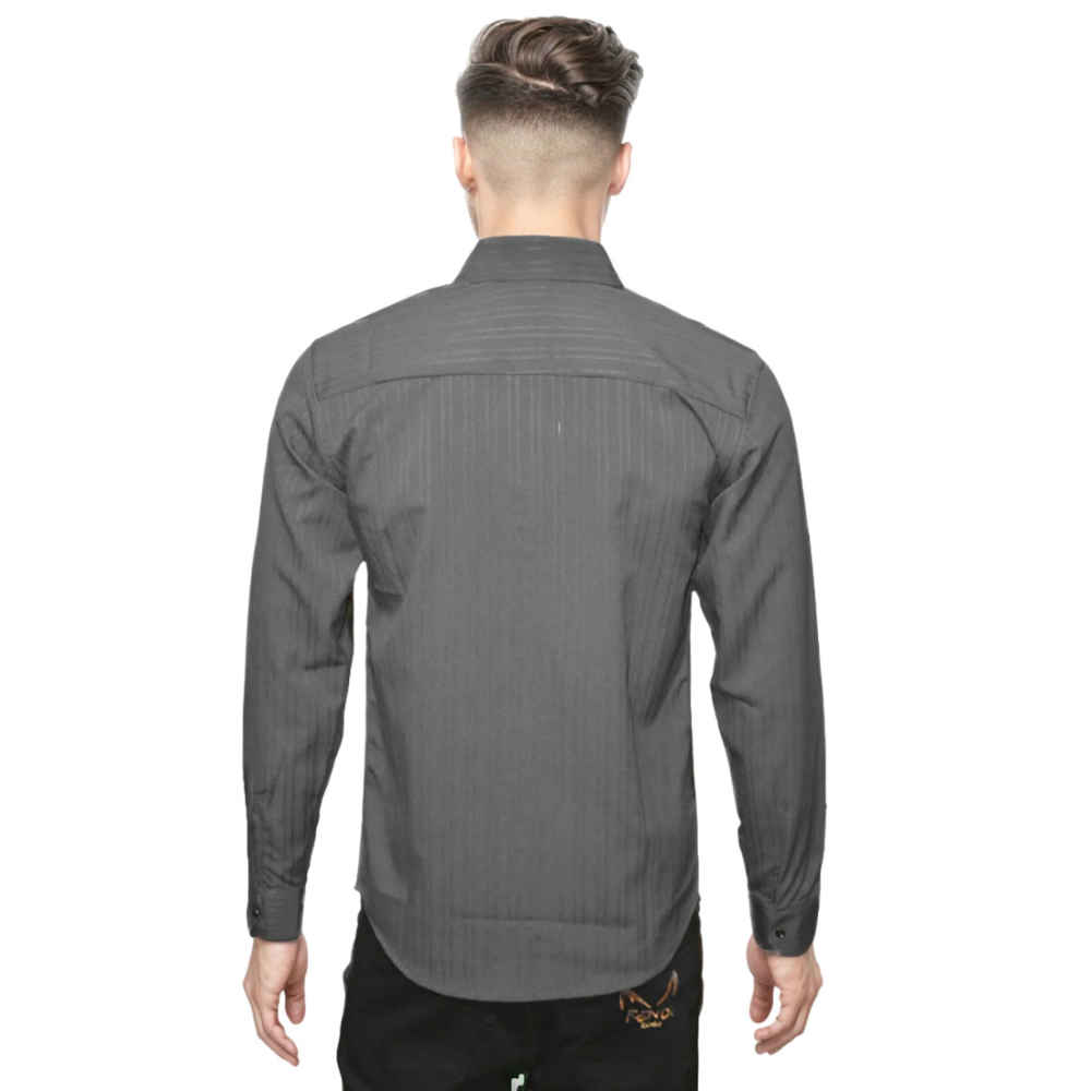 Dior Grey Premium Quality Long Sleeve Shirt-1