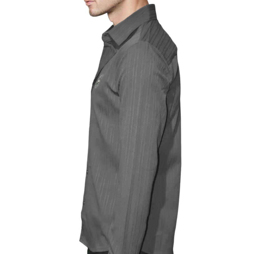 Dior Grey Premium Quality Long Sleeve Shirt-2