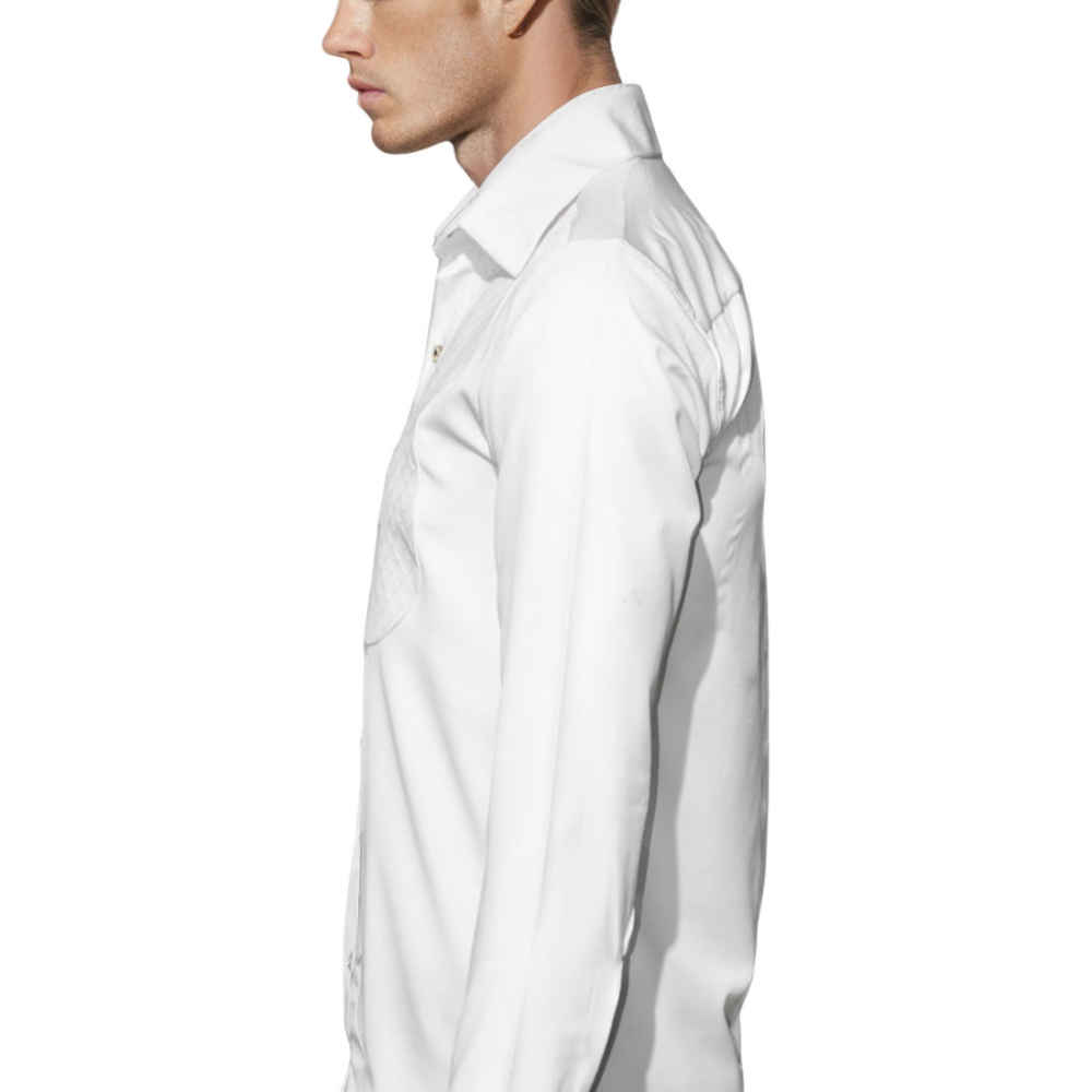 Dior Premium Quality White Tuxedo Shirt-2