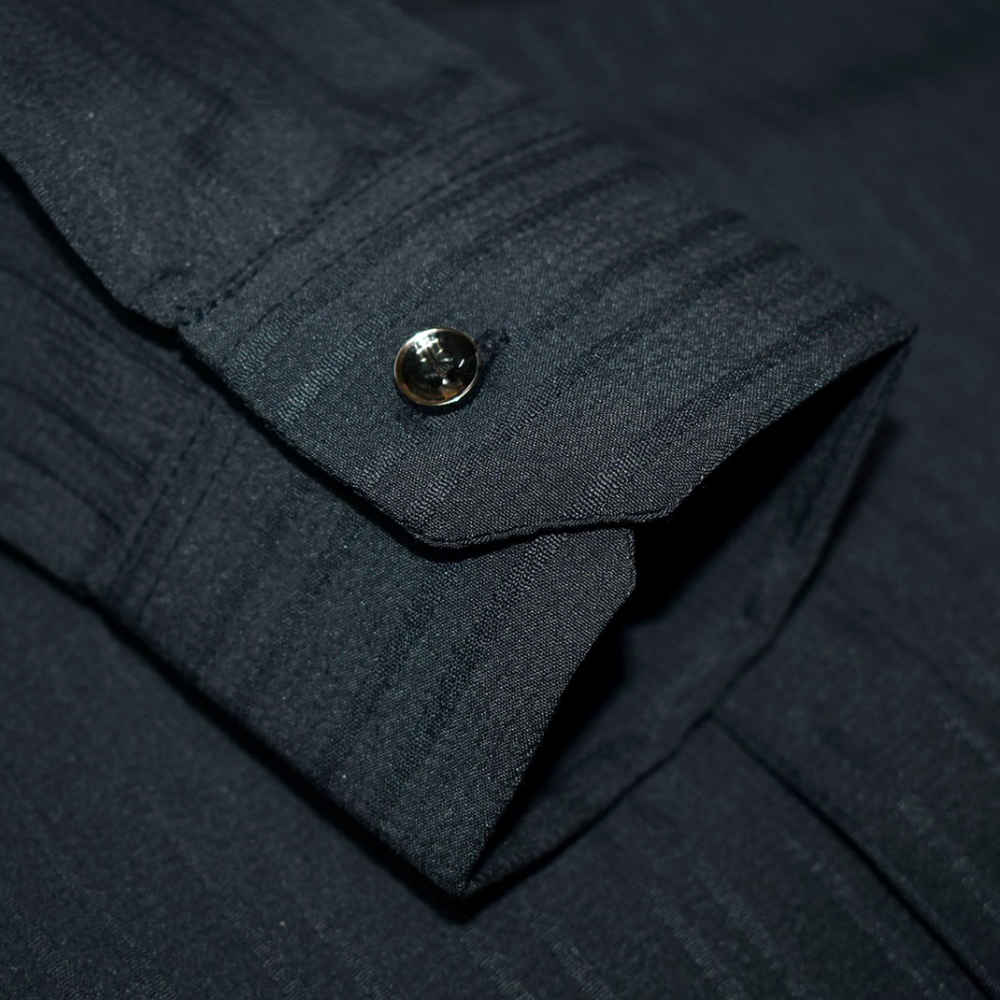 Burberry Embossed Pocket Logo Blue Premium Quality Shirt-5