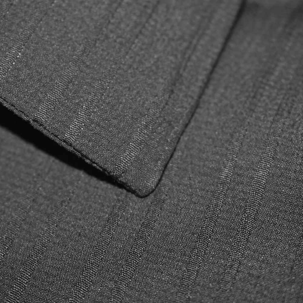 Burberry Embossed Pocket Logo Grey Premium Quality Shirt-thumb-4