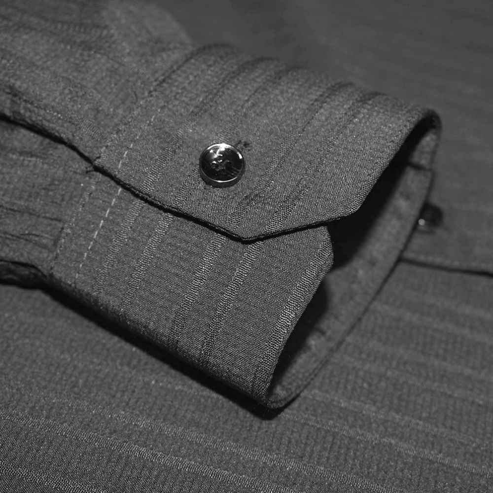 Burberry Embossed Pocket Logo Grey Premium Quality Shirt-thumb-5