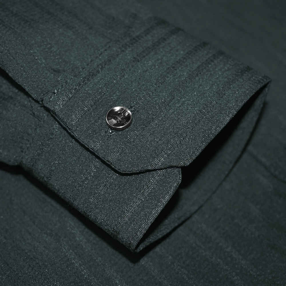 Burberry Embossed Pocket Logo Green Premium Quality Shirt-5