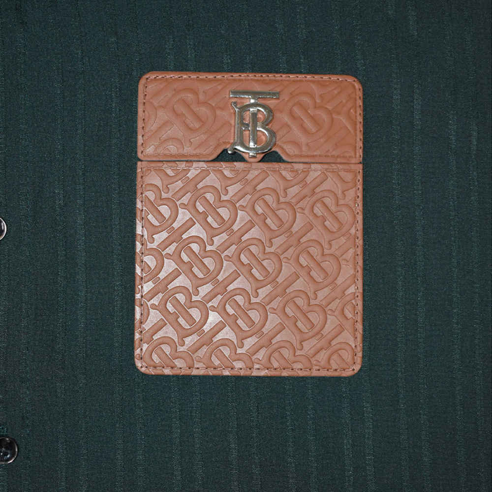 Burberry Embossed Pocket Logo Green Premium Quality Shirt-4