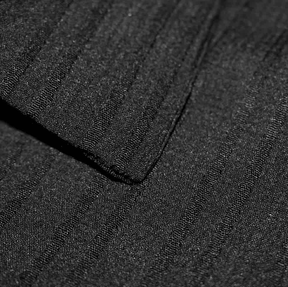 Burberry Embossed Pocket Logo Black Premium Quality Shirt-3