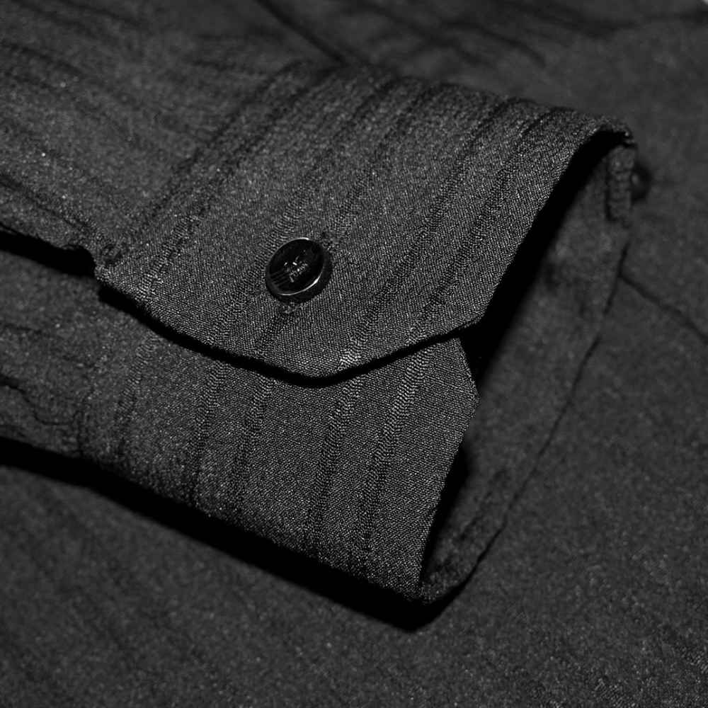 Burberry Embossed Pocket Logo Black Premium Quality Shirt-5