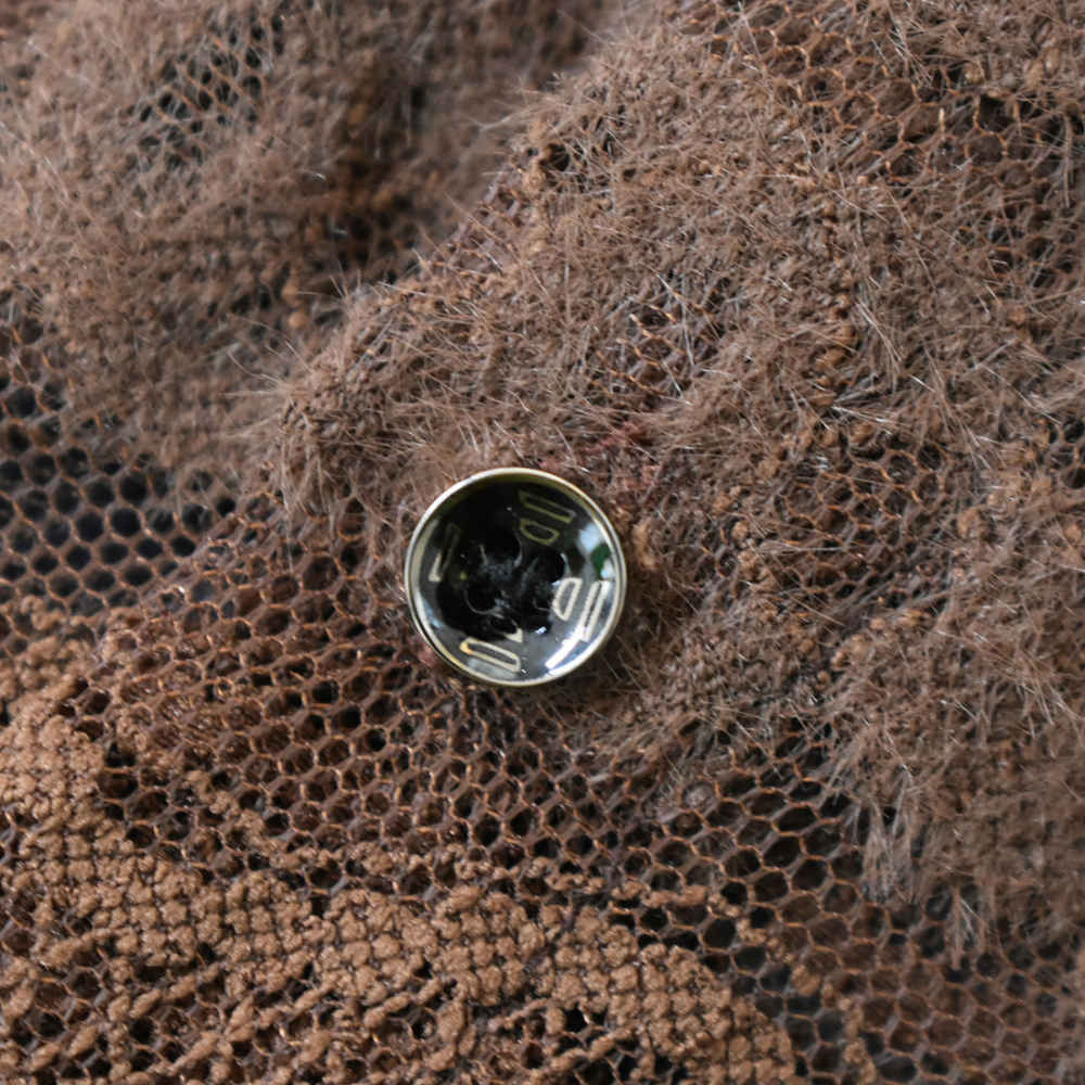 Gucci Brown Premium See-through Men's Shirt-3