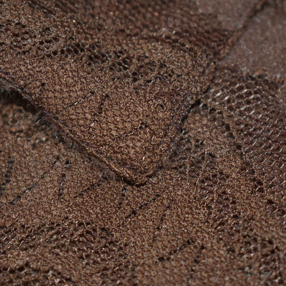 Gucci Brown Premium See-through Men's Shirt-4