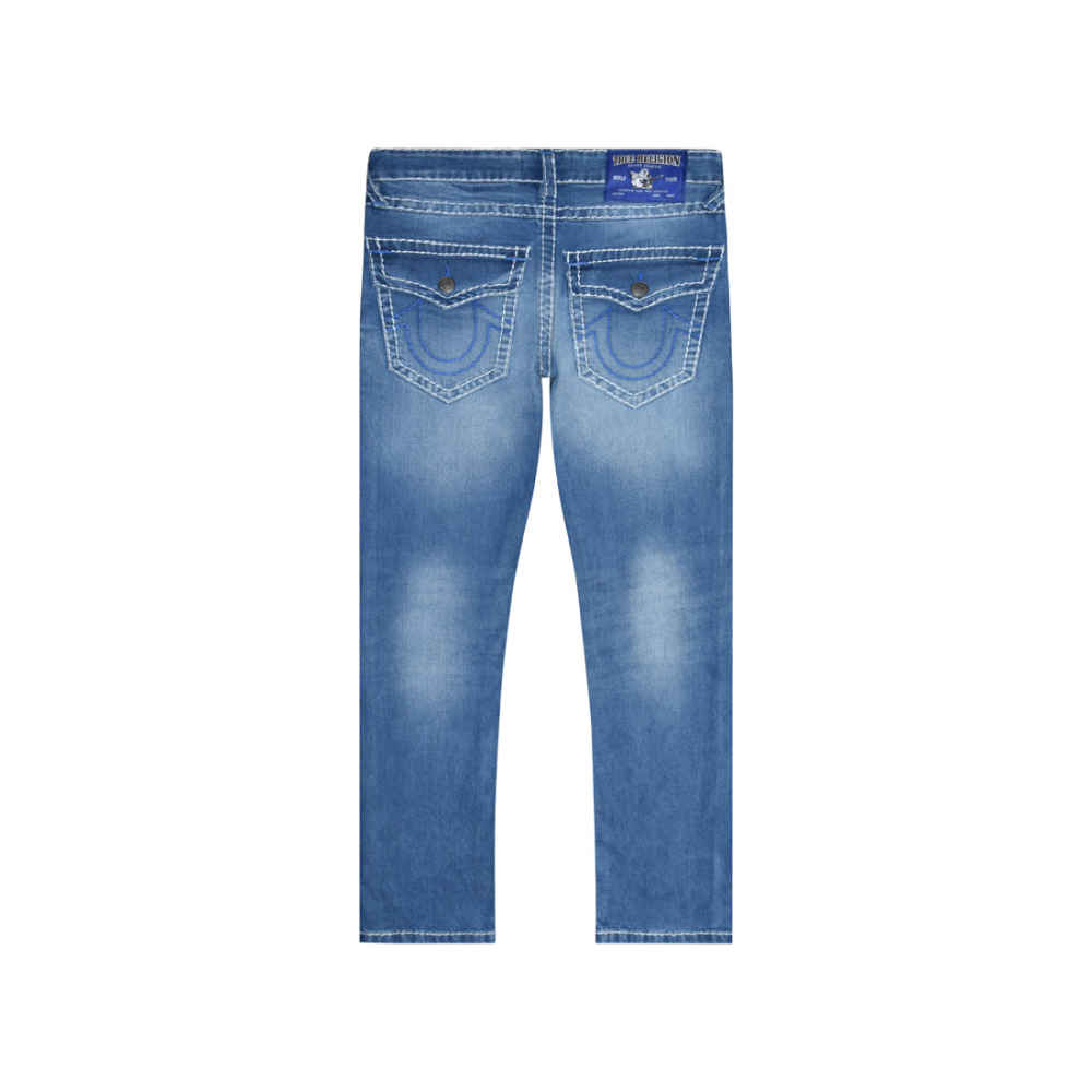 True Religion Light Blue Premium Quality Denim Jeans-5