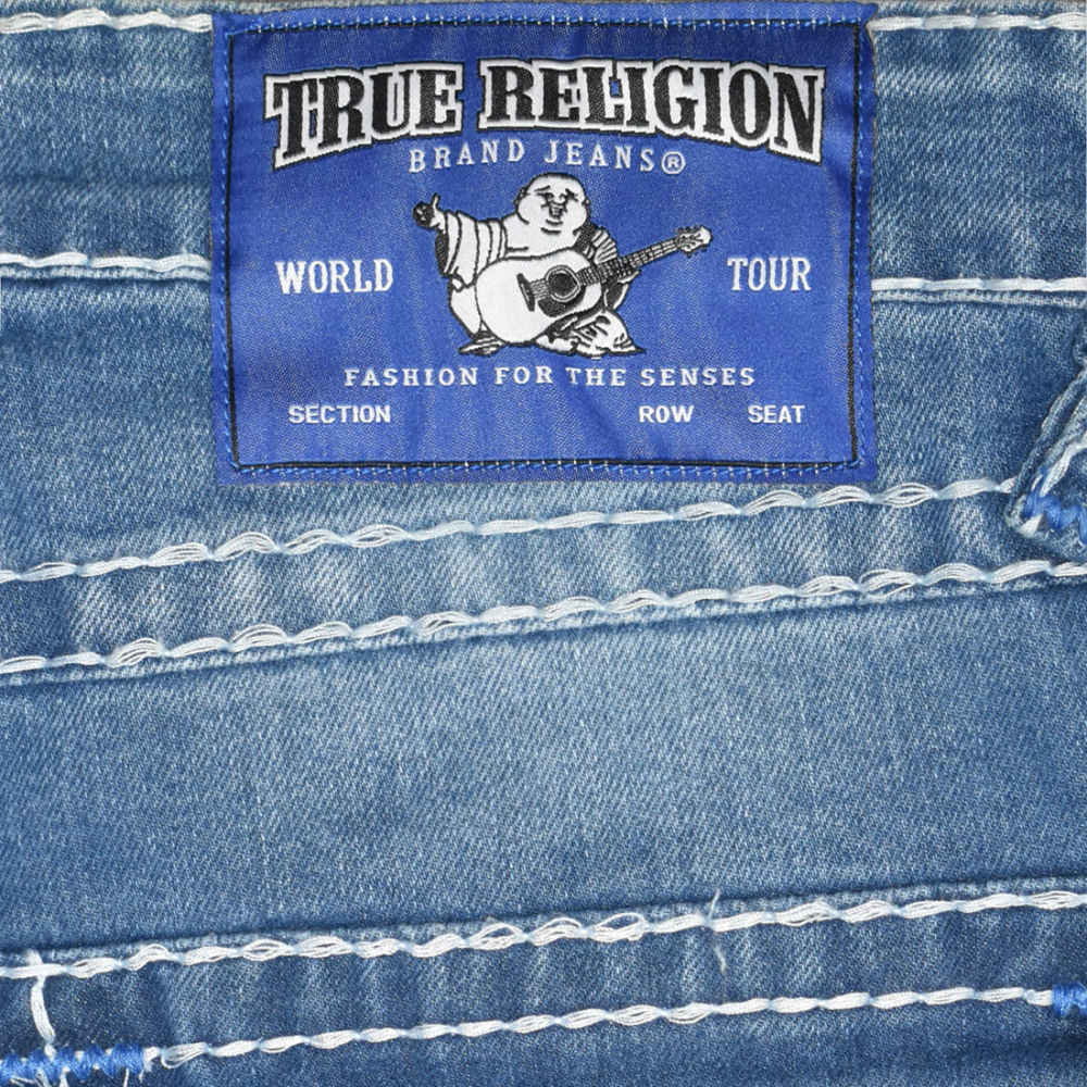 True Religion Light Blue Premium Quality Denim Jeans-4
