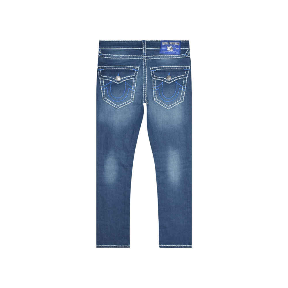 True Religion Dark Blue Premium Quality Denim Jeans-thumb-5