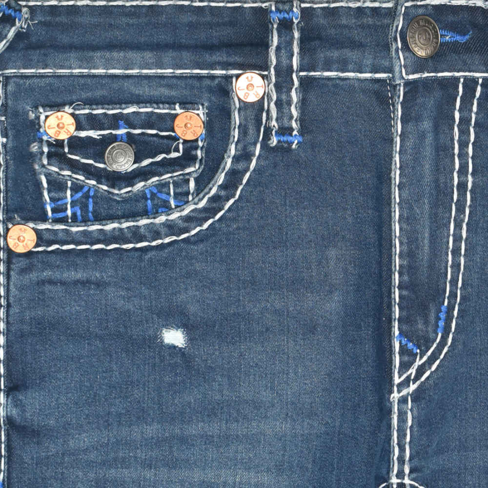 True Religion Dark Blue Premium Quality Denim Jeans-thumb-2