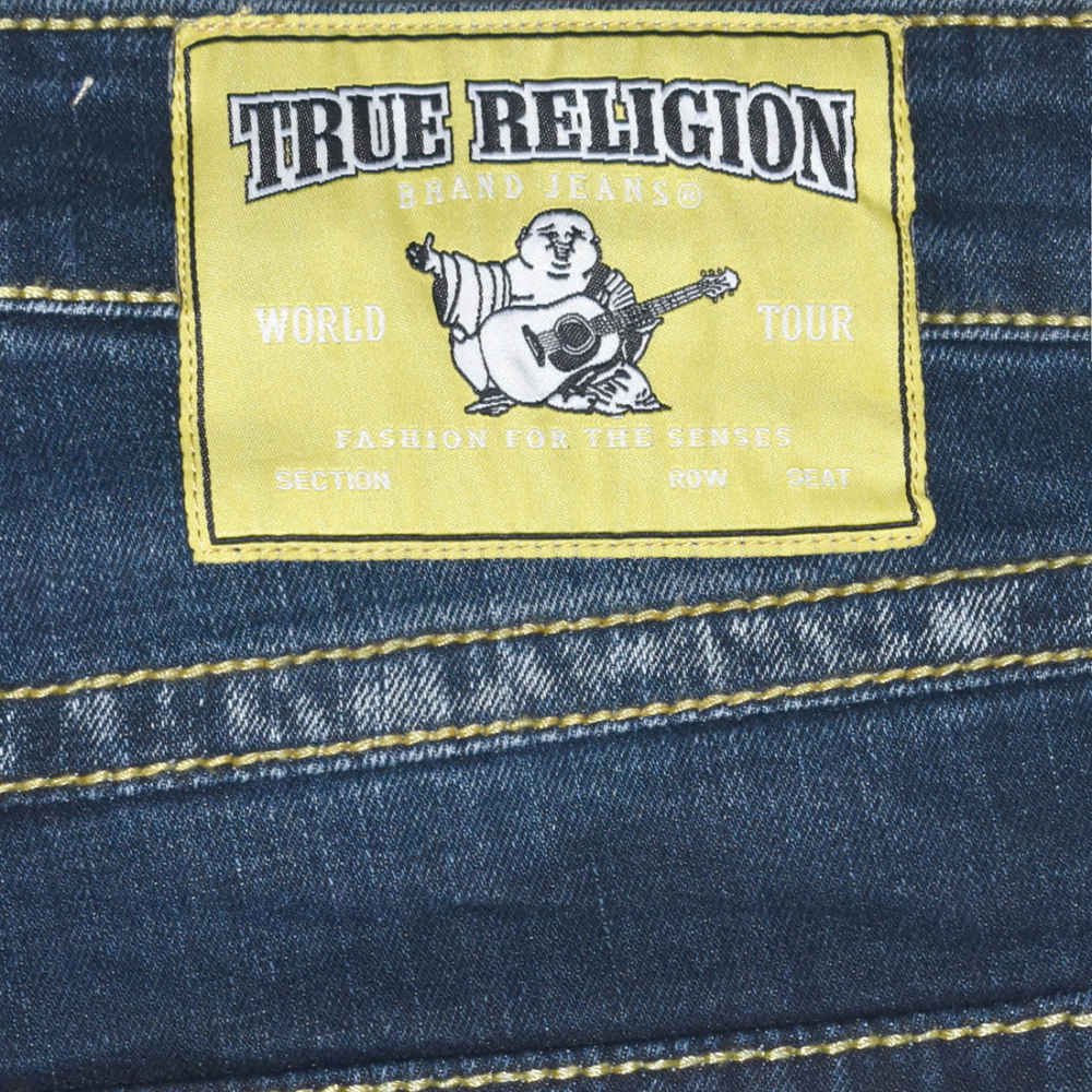 True Religion Dark Blue Premium Quality Denim Jeans-4