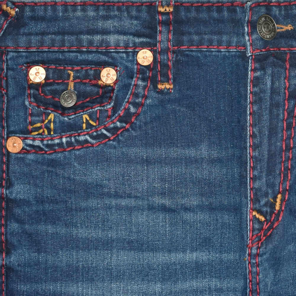 True Religion Dark Blue Premium Quality Denim Jeans-thumb-2