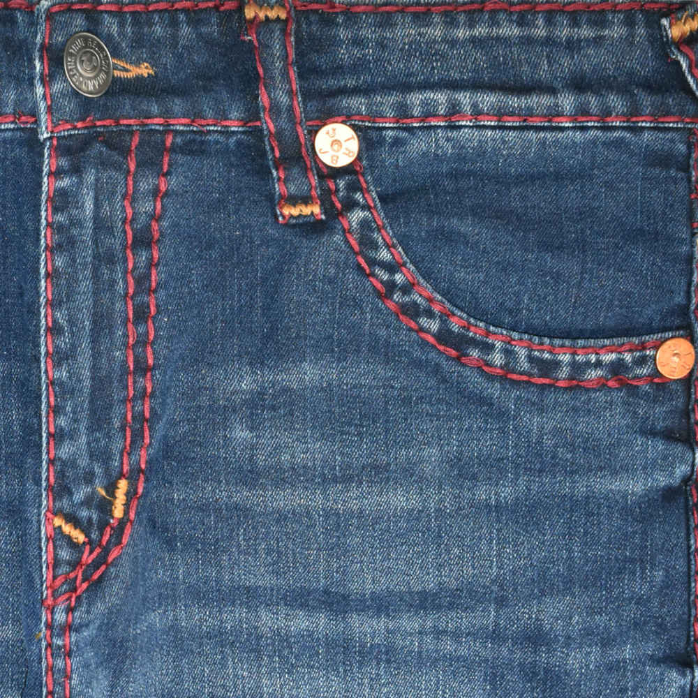 True Religion Dark Blue Premium Quality Denim Jeans-thumb-1