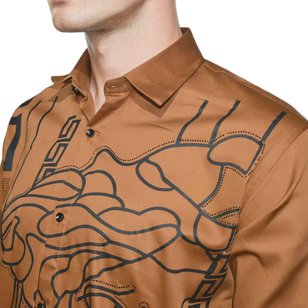 Versace Brown Premium Quality Shirt-2