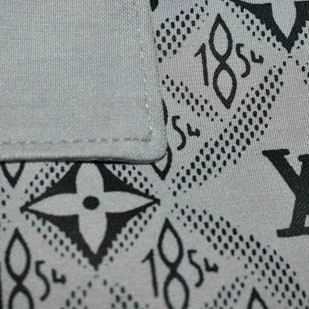 Louis Vuitton Grey Premium Quality T-shirt-3