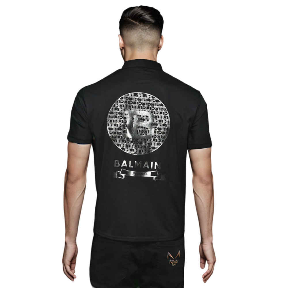 Balmain Black Premium Quality T-shirt-1