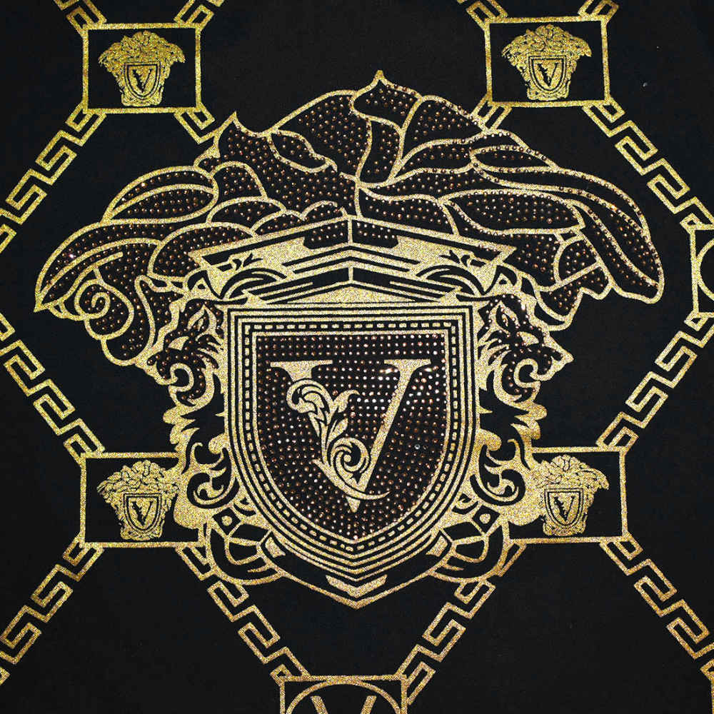 Versace Black Premium Quality T-shirt-thumb-3