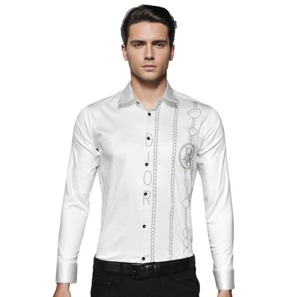 Dior White Premium Quality Shirt-thumb-0