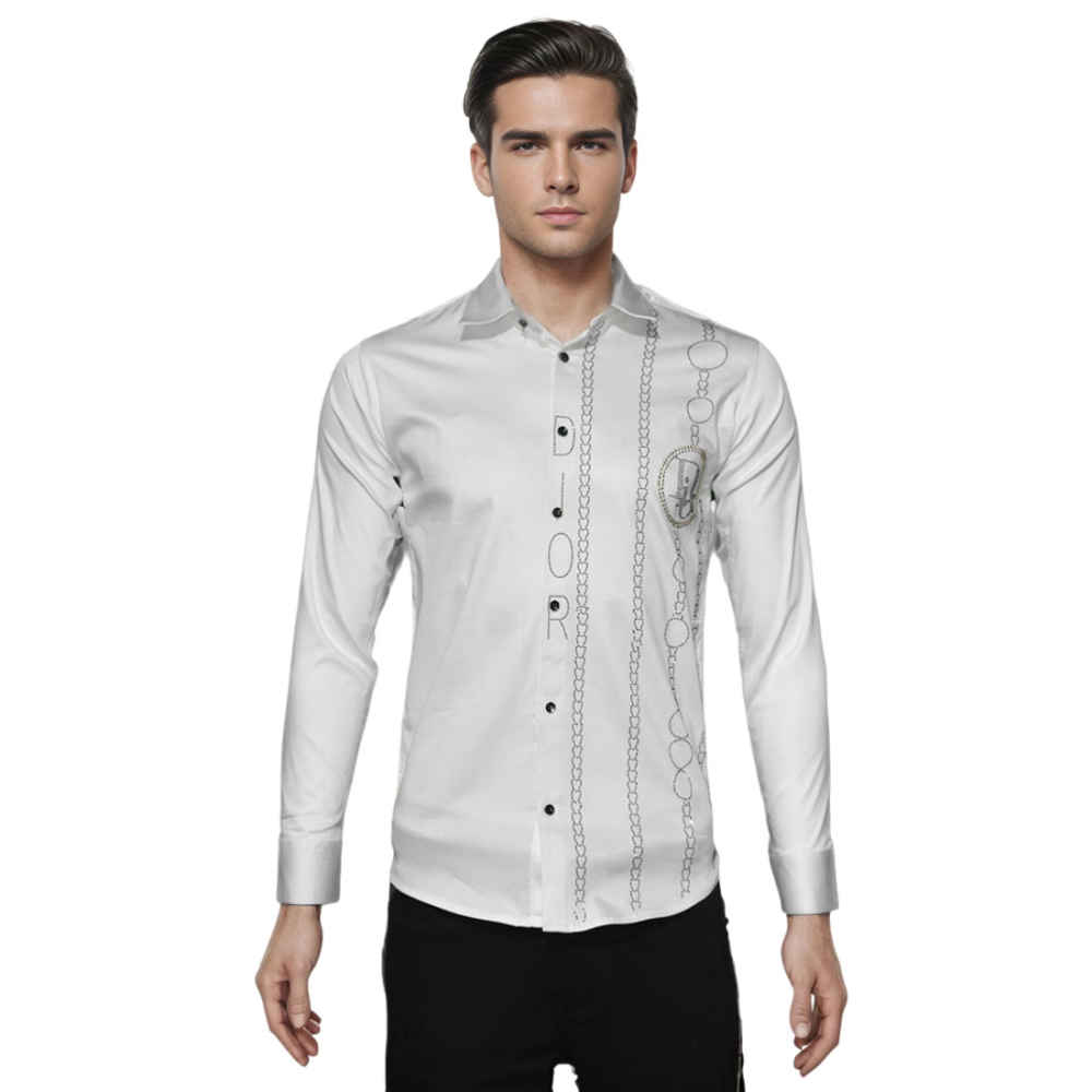 Dior White Premium Quality Shirt-thumb-5