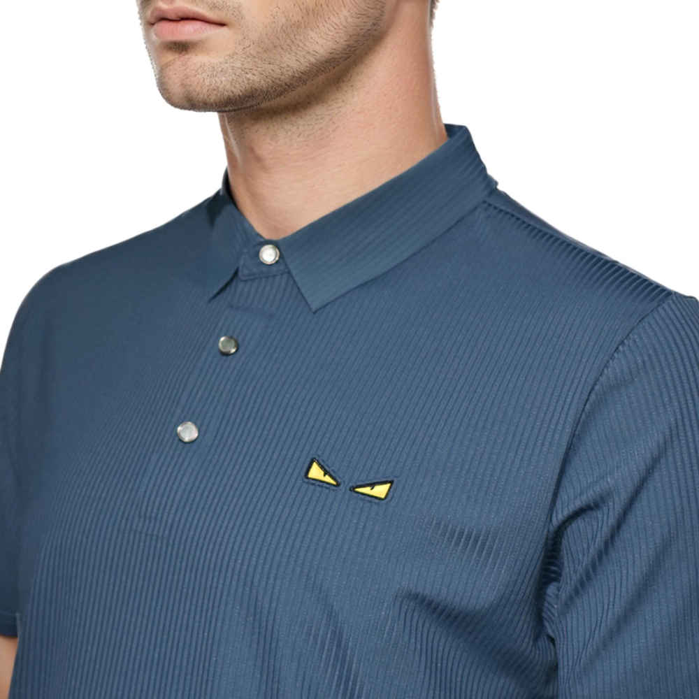 Fendi Blue Premium Quality Polo T-shirt-2