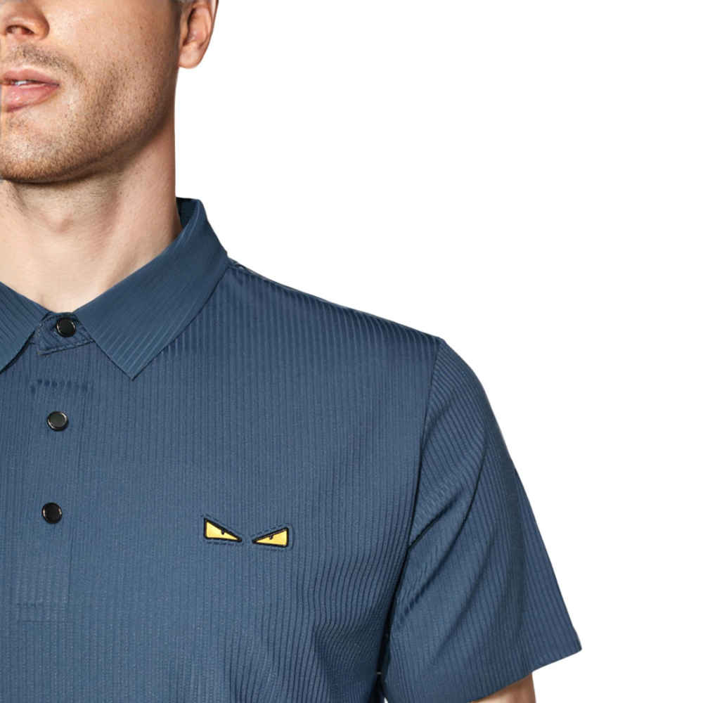 Fendi Blue Premium Quality Polo T-shirt-4