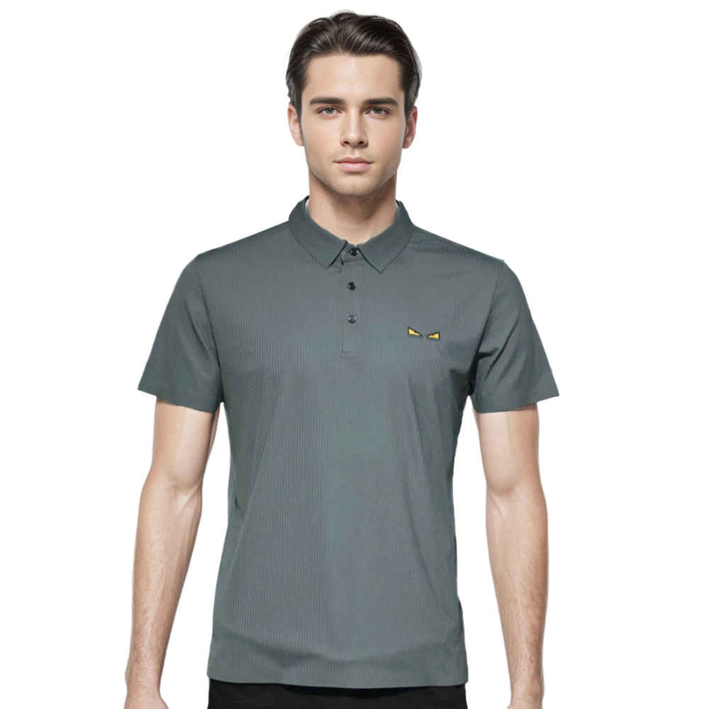 Fendi Green Premium Quality Polo T-shirt-thumb-0