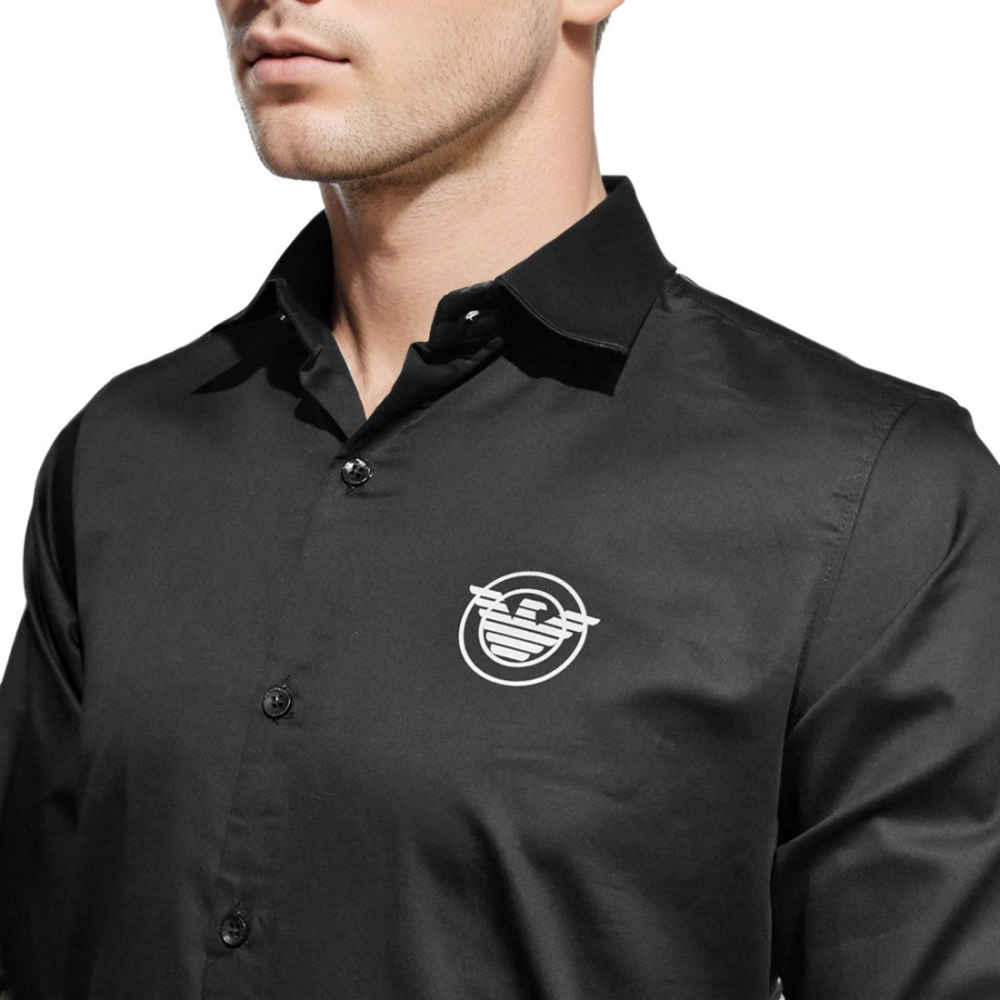 Giorgio Armani Black Premium Quality Shirt-thumb-2