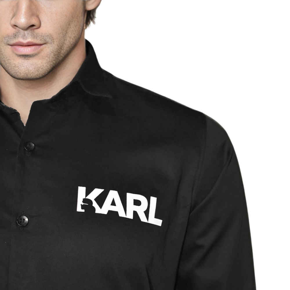 Karl Lagerfeld Black Premium Quality Shirt-4