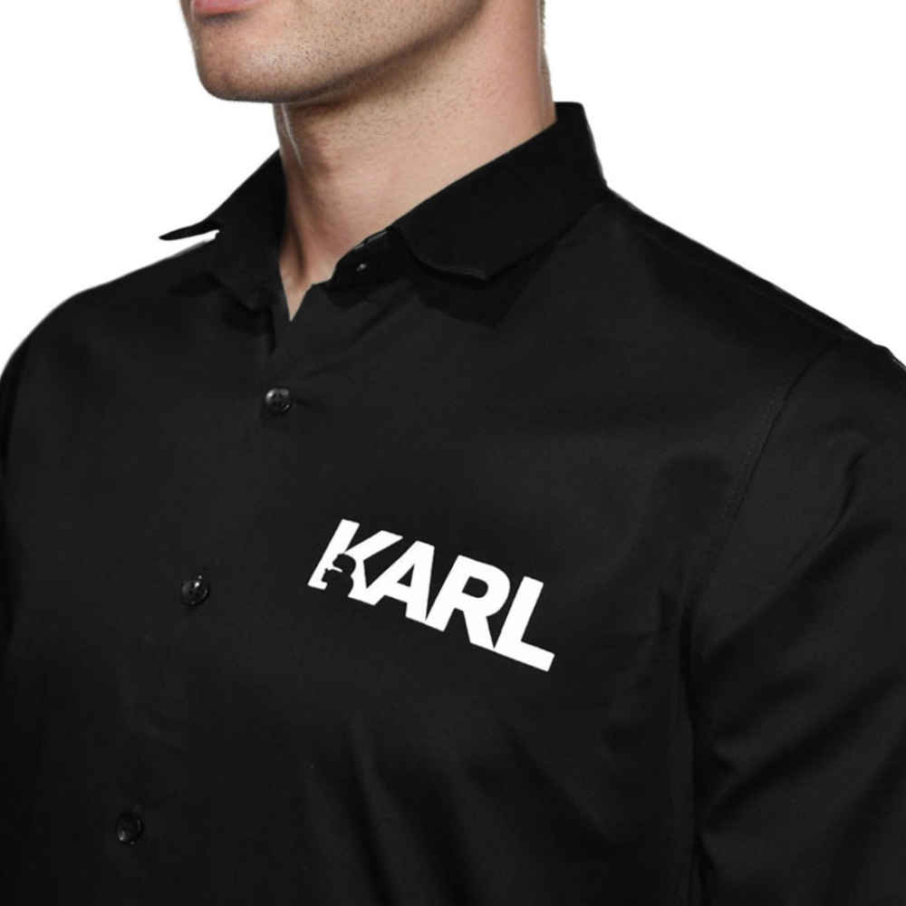 Karl Lagerfeld Black Premium Quality Shirt-2