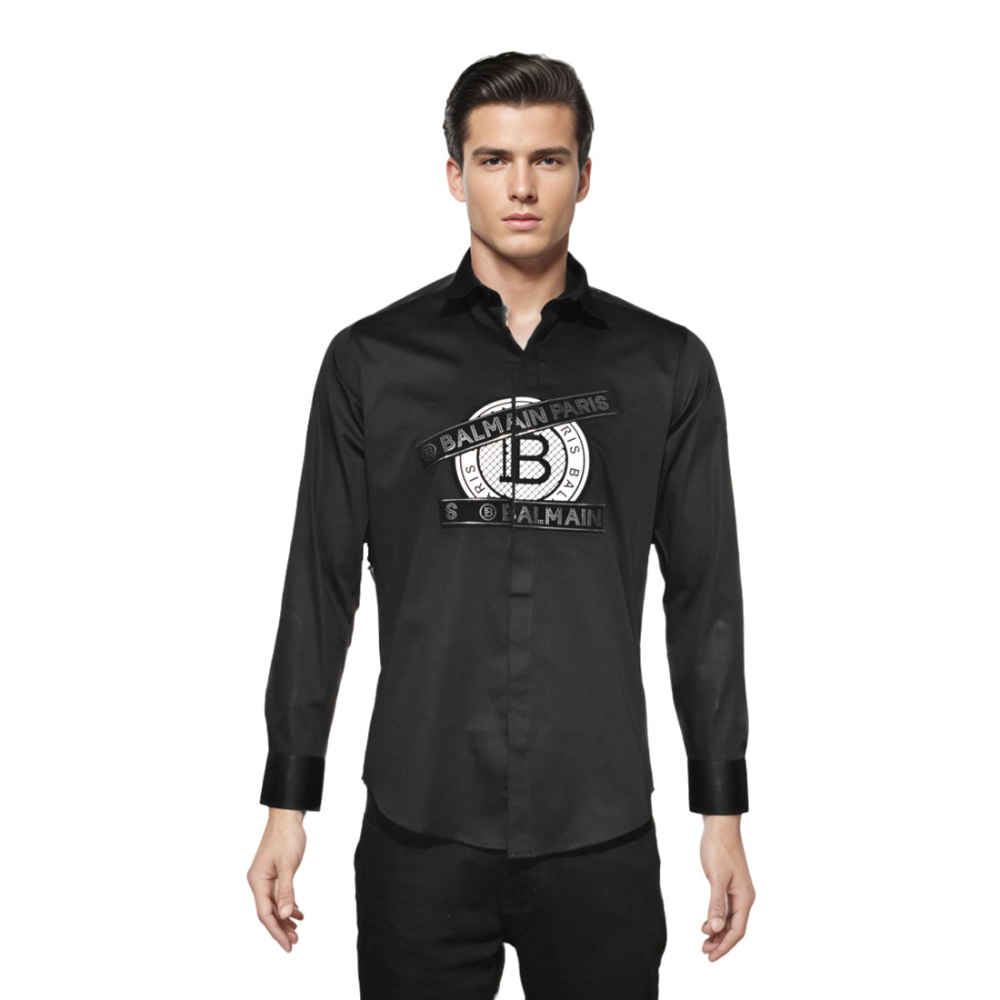 Balmain Paris Black Premium Quality Shirt-5