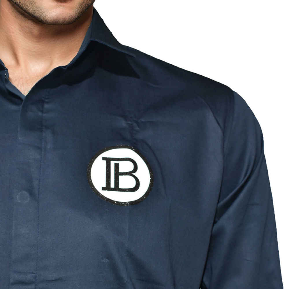 Balmain Blue Premium Quality Shirt-4