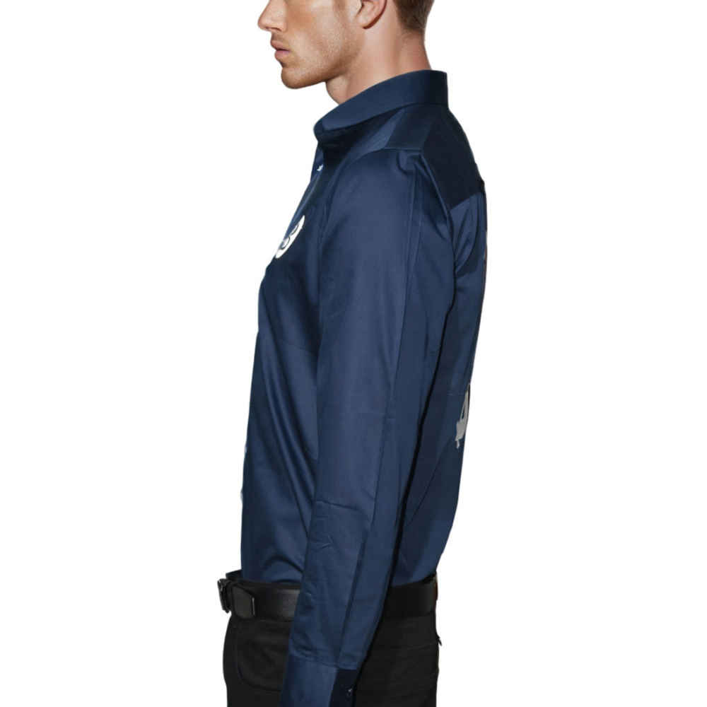 Balmain Blue Premium Quality Shirt-3